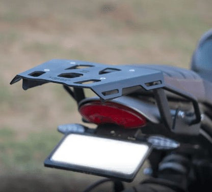 Zana TOP RACK WITH STEEL PLATE BLACK FOR TRIUMPH SCRAMBLER 400 X ZI-8376