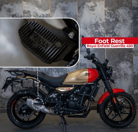 Zana Rear Footrest (Pair) for Guerrilla 450 ZI-8428