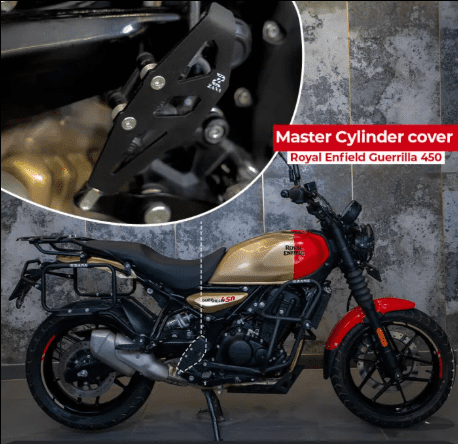 Zana Master Cylinder Cover for Guerrilla 450 without Logo (Black) - Type-1 ZI-8430