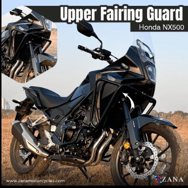 ZANA - Upper Fairing Guard and Lower Engine Guard for Honda NX500 - ZI-8467 / ZI-8468