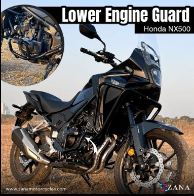 ZANA - Upper Fairing Guard and Lower Engine Guard for Honda NX500 - ZI-8467 / ZI-8468