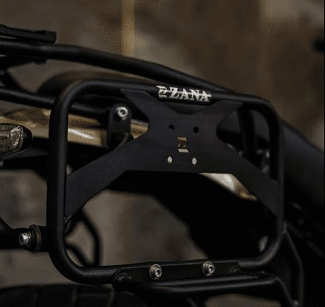 Zana Saddle Stay with Jerry Can Mount for Guerrilla 450 (Black Texture) ZI-8522