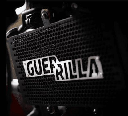 Zana Radiator Grill for Guerrilla 450 with Logo (Honeycomb Black Texture) - Type-2 ZI-8526