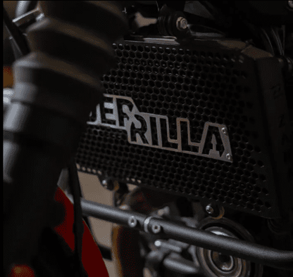 Zana Radiator Grill for Guerrilla 450 with Logo (Honeycomb Black Texture) - Type-2 ZI-8526