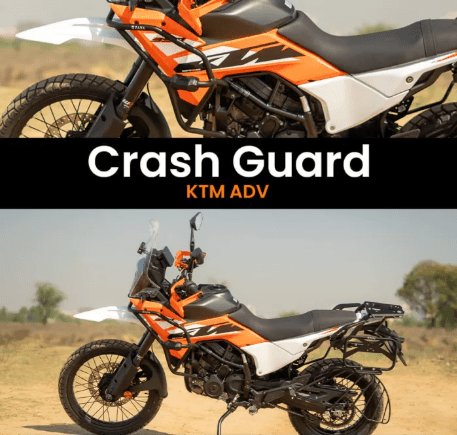 Zana Tank Guard /Crash Guard With Slider Puck Black For KTM ADV 390 2025 ZI-8552