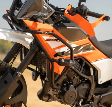 Zana Tank Guard /Crash Guard With Slider Puck Black For KTM ADV 390 2025 ZI-8552