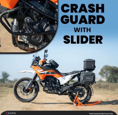 Zana Engine Guard With Slider Black For KTM ADV 390 2025 ZI-8555