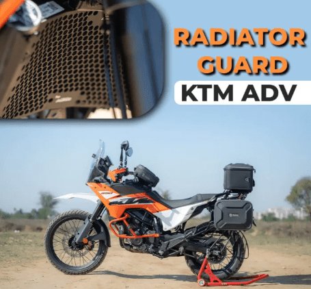 Zana Radiator Gurad honeycomb Black For KTM ADV 390 2025 ZI-8566