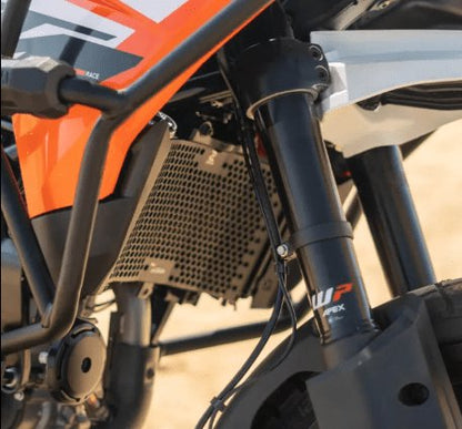 Zana Radiator Gurad honeycomb Black For KTM ADV 390 2025 ZI-8566