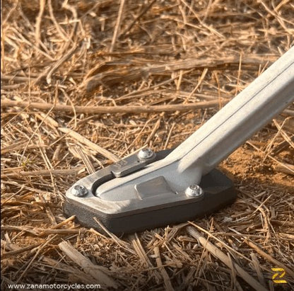 Zana SIDE STAND EXTENDER FOR TIGER 900 RALLY PRO (ALUMINIUM & STAINLESS STEEL) ZP-020