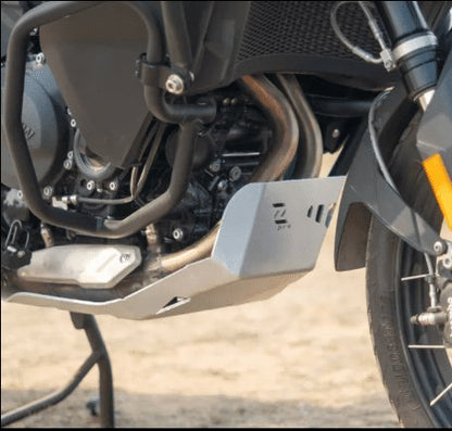 Zana Bash Plate for BMW F 900 GS/GSA (Silver) ZP-060