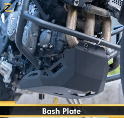 Zana Bash Plate black (4 MM Alu) For Triumph Tiger 900 Rally Pro ZP-069