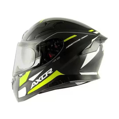 axor apex turbine gloss full face helmet black flu yellow 1