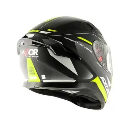 axor apex turbine gloss full face helmet black flu yellow 4
