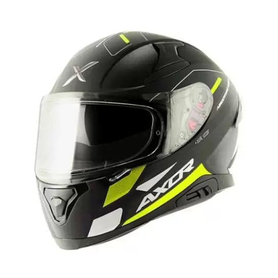 AXOR Apex Turbine Helmet Black Neon Grey -Matt