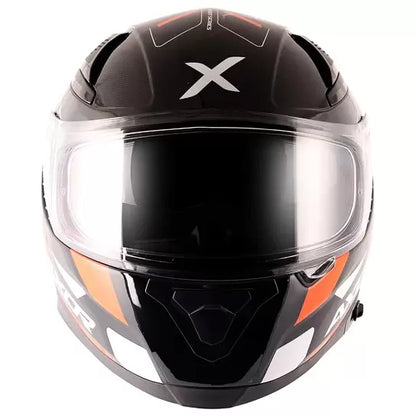 axor apex turbine gloss full face helmet black orange 5