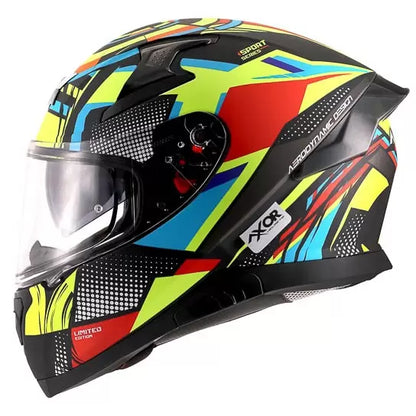 axor apex vivid matt helmet black flu yellow 1