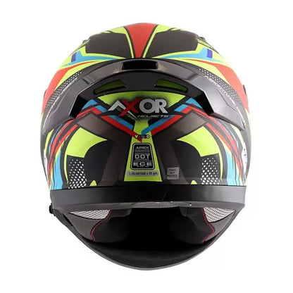 axor apex vivid matt helmet black flu yellow 2