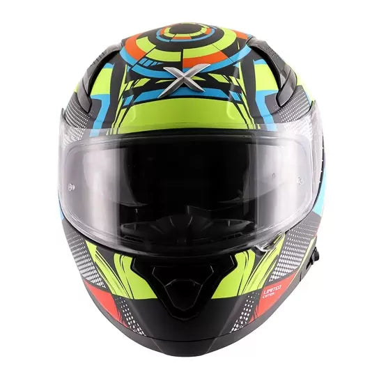 axor apex vivid matt helmet black flu yellow 5