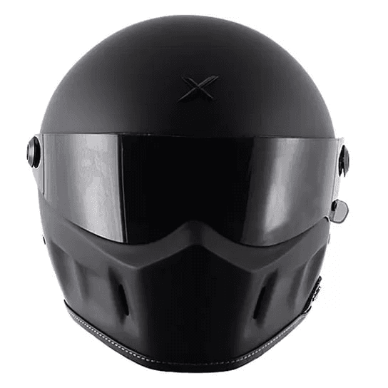 AXOR Retro Dominator Matt Black Helmet