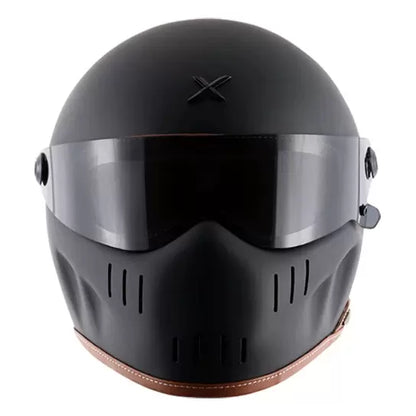 axor retro rogue dull black helmet