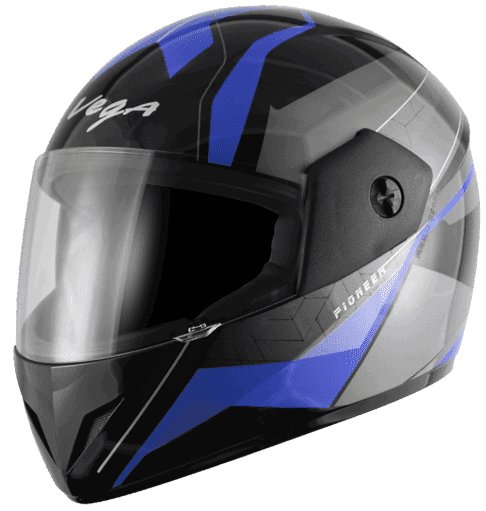 Vega Cliff Pioneer Black Blue Helmet