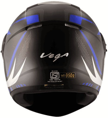 Vega Cliff Styler Black Blue Helmet