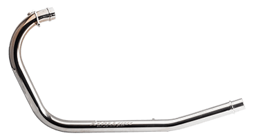 Silver Stallion Free Flow Bend Pipe For INTERCEPTOR / GT 650 - Silver, Black Matte