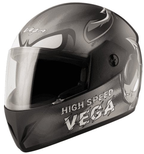 Vega Cliff Devil Black Grey Helmet