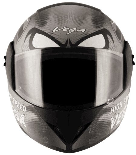 Vega Cliff Devil Black Grey Helmet