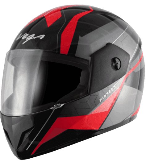 Vega Cliff Pioneer Black Red Helmet