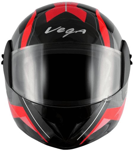 Vega Cliff Pioneer Black Red Helmet