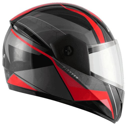 Vega Cliff Pioneer Black Red Helmet