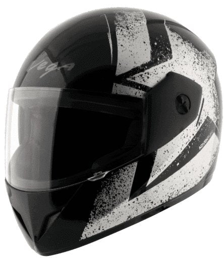Vega Cliff Adventure Black Silver Helmet