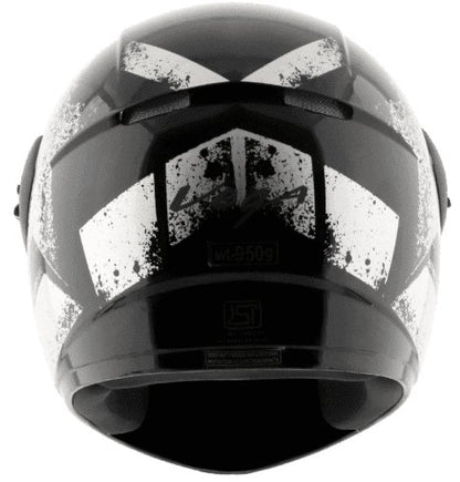 Vega Cliff Adventure Black Silver Helmet