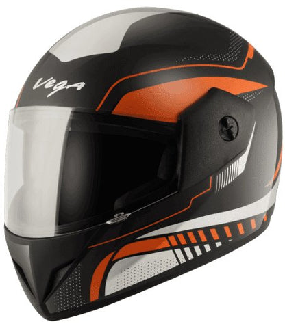 Vega Cliff Styler Black Orange Helmet