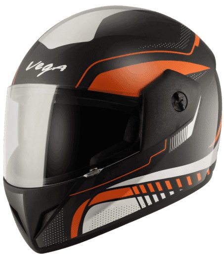Vega Cliff Styler Black Orange Helmet