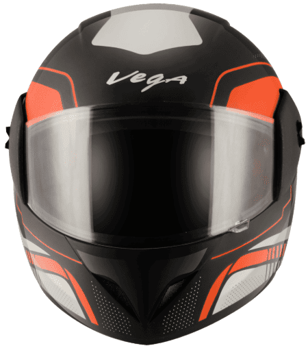 Vega Cliff Styler Black Orange Helmet