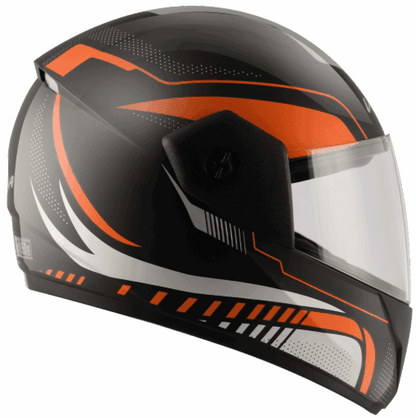 Vega Cliff Styler Black Orange Helmet