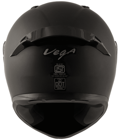 Vega Bolt Dull Black Helmet