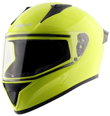 Vega Bolt Neon Yellow Helmet