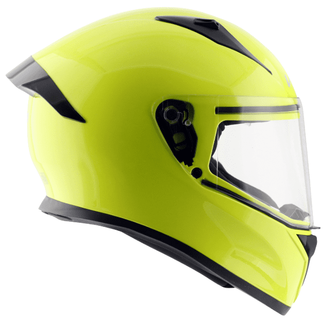 Vega Bolt Neon Yellow Helmet