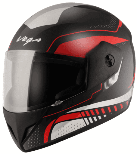Vega Cliff Styler Black Red Helmet