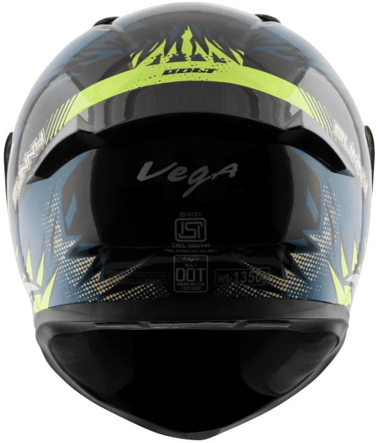 Vega Bolt Bunny Black Blue Helmet