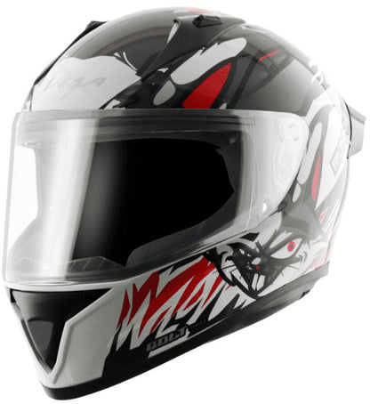Vega Bolt Bunny White Red Helmet