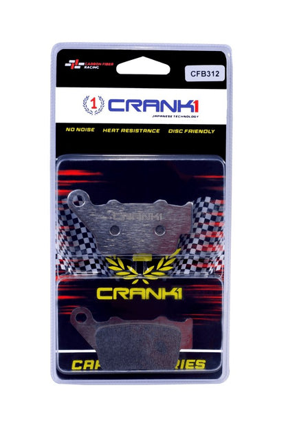 CRANK1 Carbon Brake Pads BMW G310 GS (2021 onwards)
