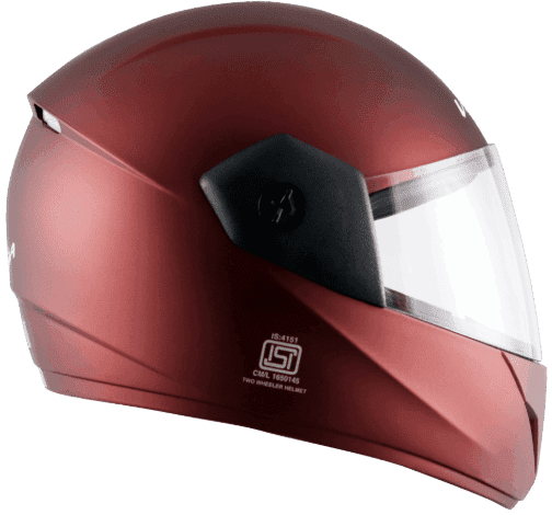 Vega Cliff Dx Dull Burgundy Helmet