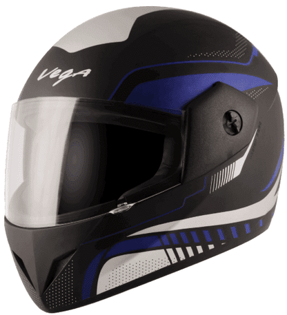 Vega Cliff Styler Dull Black Blue Helmet