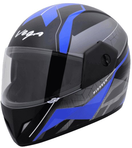 Vega Cliff Pioneer Dull Black Blue Helmet