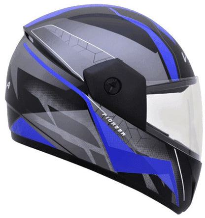 Vega Cliff Pioneer Dull Black Blue Helmet